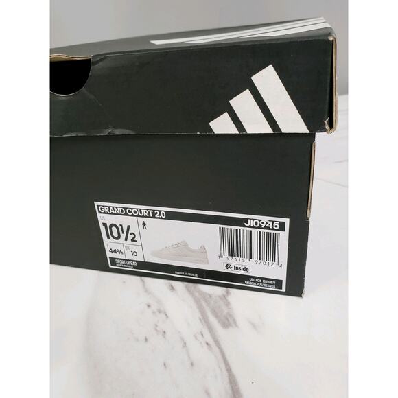 NEW ADIDAS JI0945 GRAND COURT‎ 2.0.-MENS SIZE 10.5 - OFF WHITE main image 7